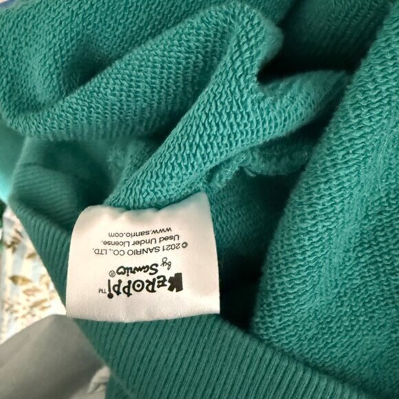 DUMBGOOD Keroppi Sanrio Sweatshirt Crewneck Oversize Large Hello Kitty - Picture 5 of 11